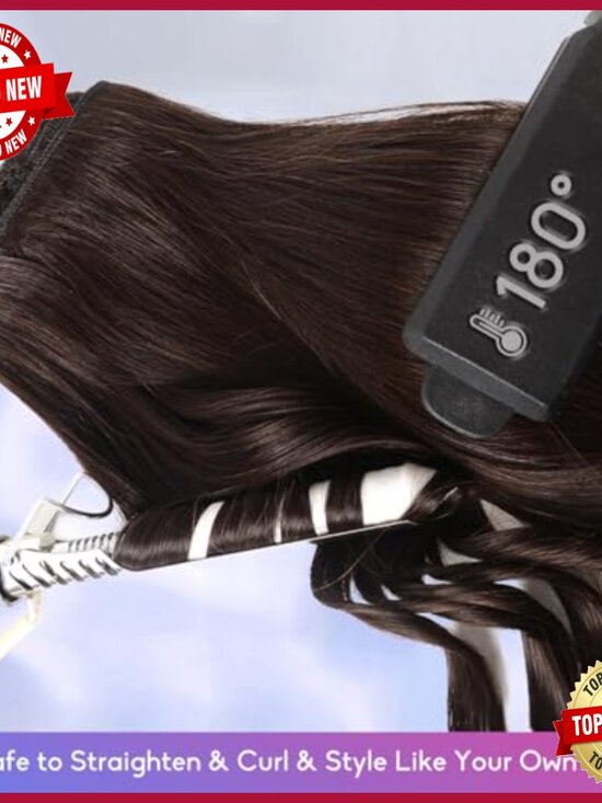 20 Inch Clip In Human Hair Extensions 105g 8pcs Seamless Double Weft main image 4